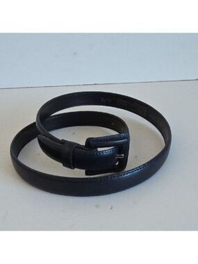 MANTLES | Genuine Leather Belt Navy Sz XL